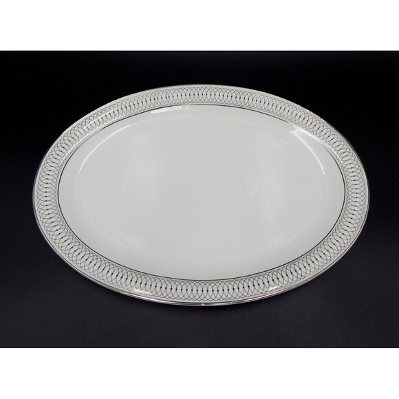 Tirschenreuth Bavaria The Elgin #2270 Oval Serving Steak Platter Plate 12 Inch - Picture 2 of 10